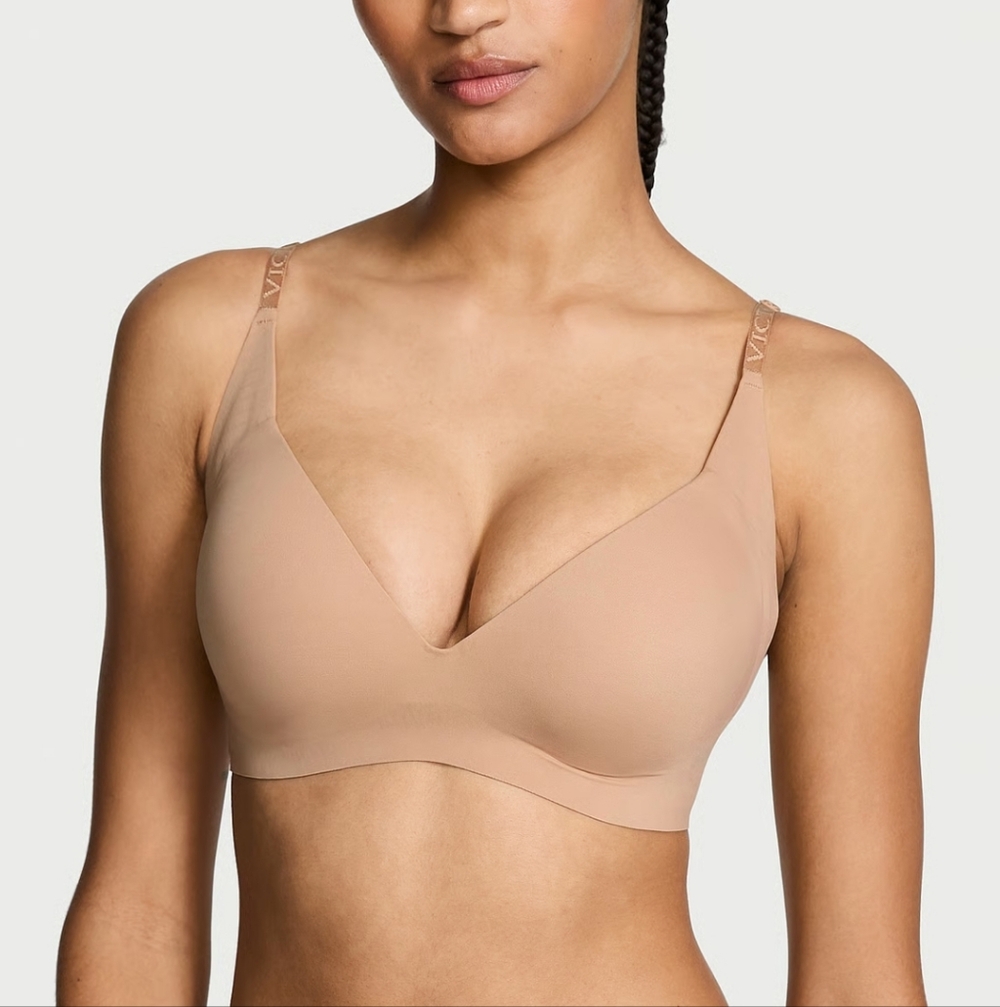 💗NWT Victorias Secrect Push-Up Wireless Comfort Bra MDD Praline